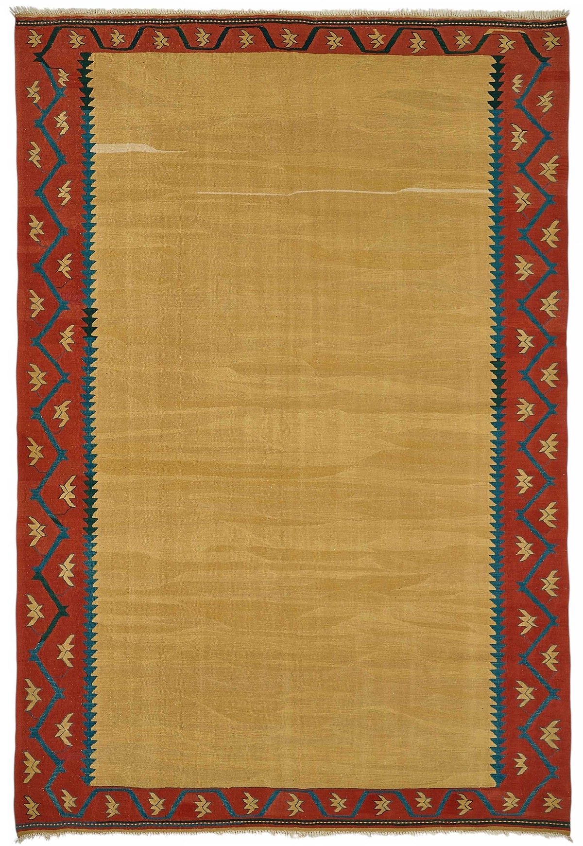 7x10 Handwoven Turkish Kilim Rug - 50541