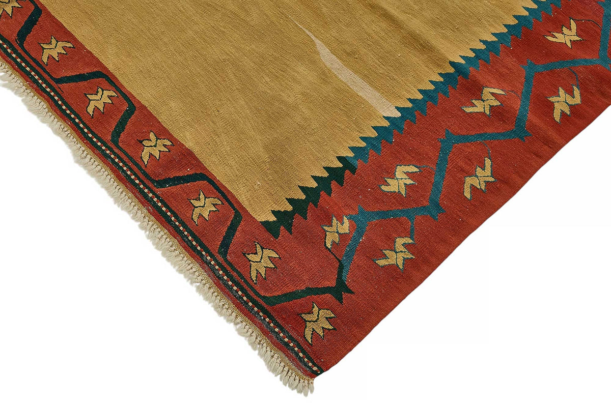 7x10 Handwoven Turkish Kilim Rug - 50541