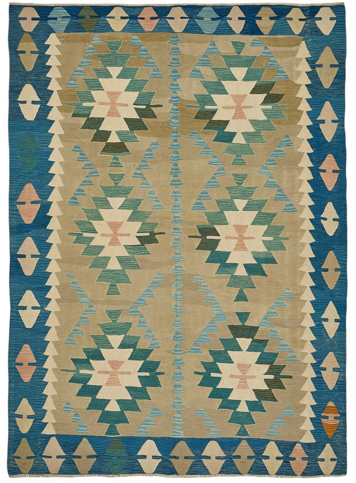 6x9 Handwoven Turkish Kilim Rug - 50542