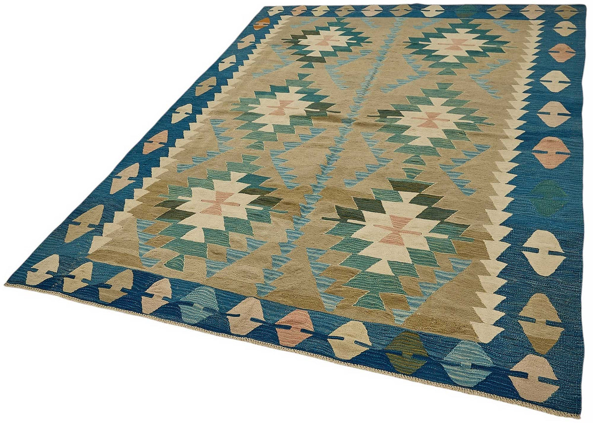 6x9 Handwoven Turkish Kilim Rug - 50542