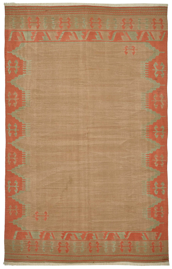 6x10 Handwoven Turkish Kilim Rug - 50543