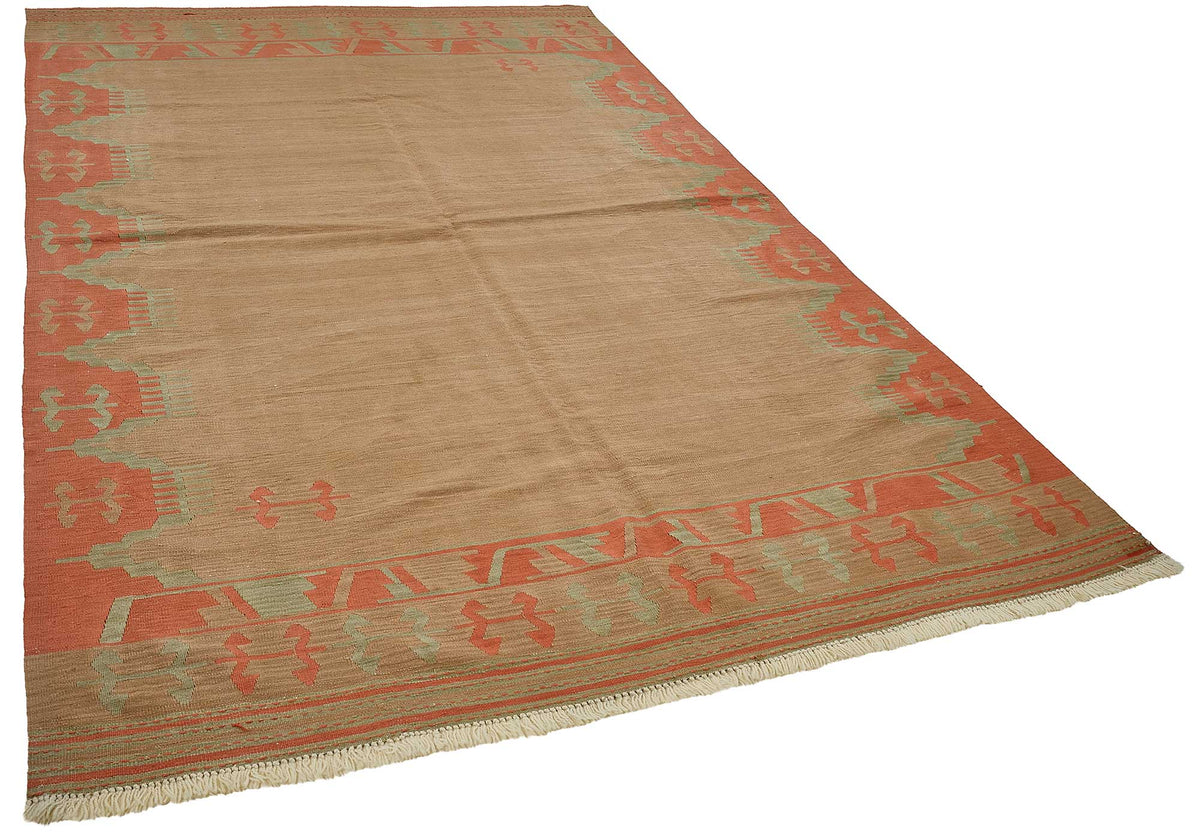 6x10 Handwoven Turkish Kilim Rug - 50543
