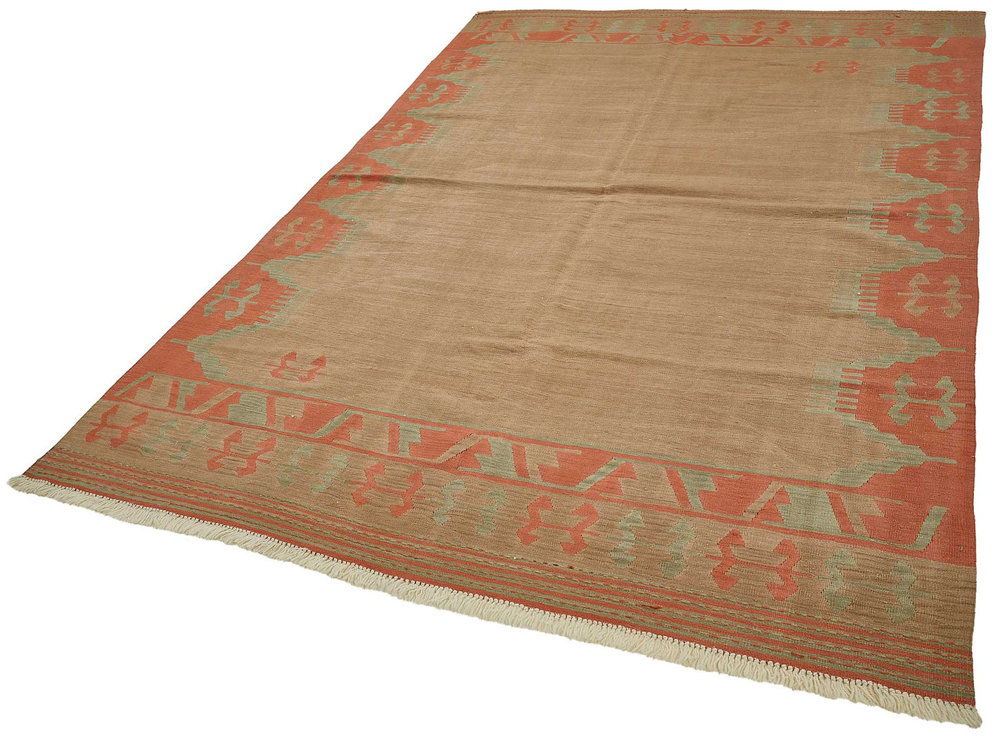 6x10 Handwoven Turkish Kilim Rug - 50543