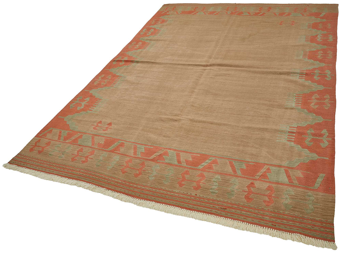 6x10 Handwoven Turkish Kilim Rug - 50543