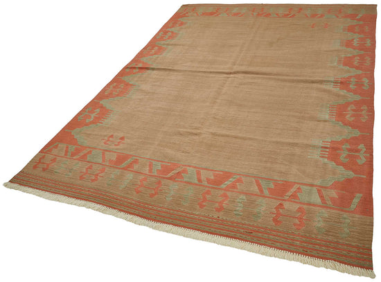 6x10 Handwoven Turkish Kilim Rug - 50543