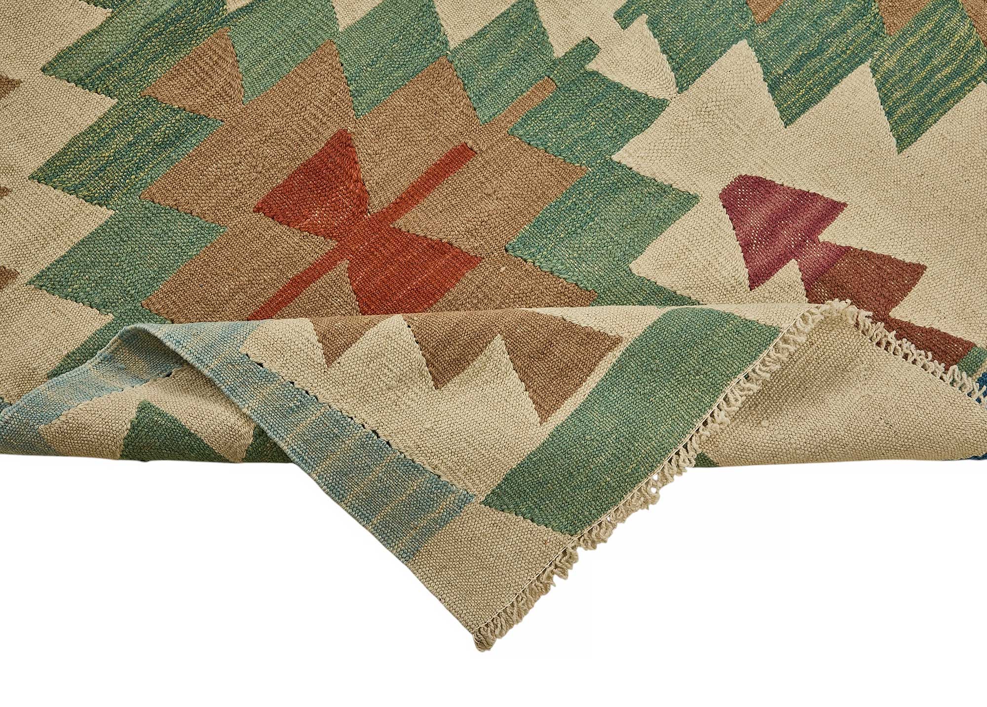 6x9 Handwoven Turkish Kilim Rug - 50545