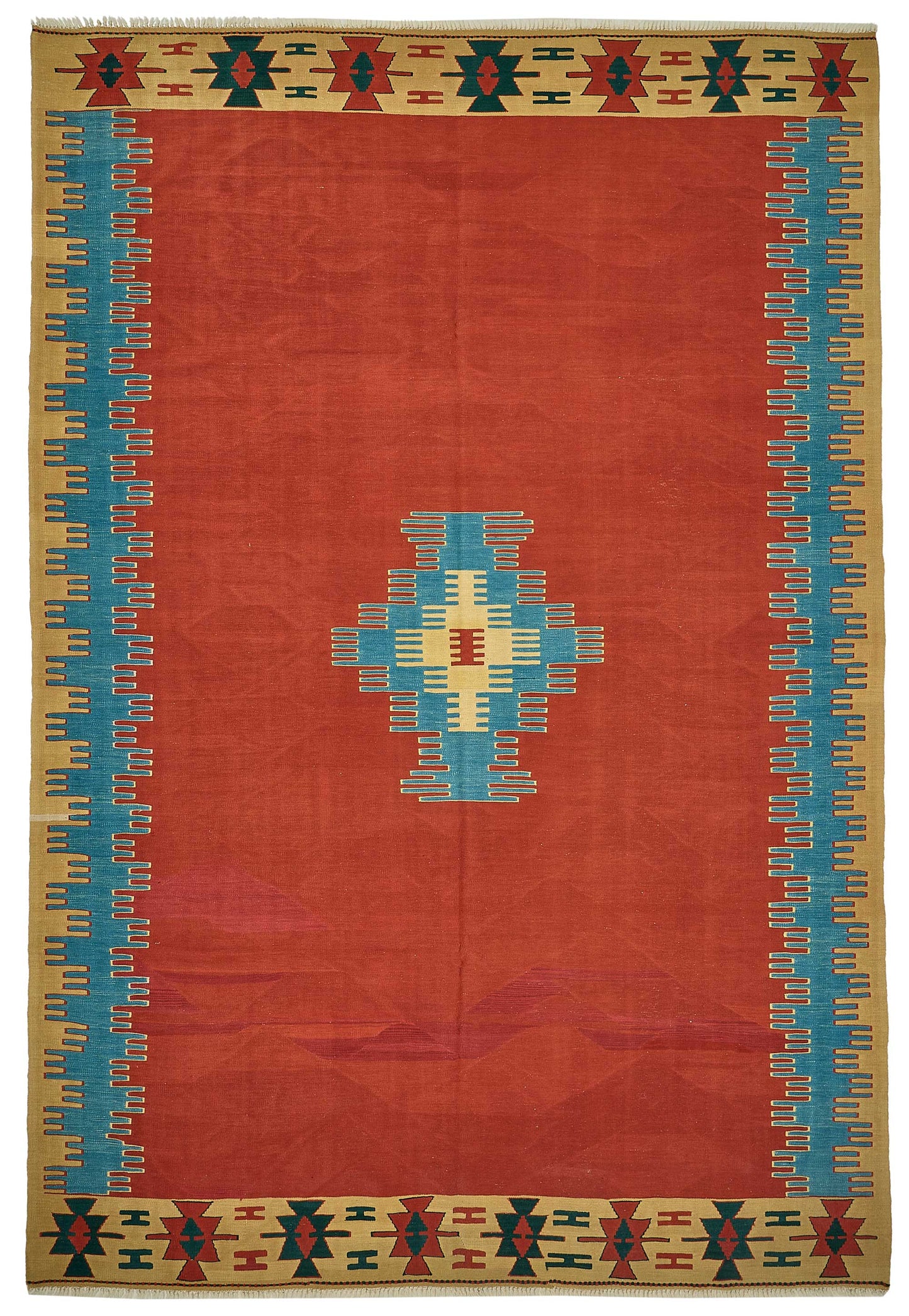 8x12 Handwoven Turkish Kilim Rug - 50546