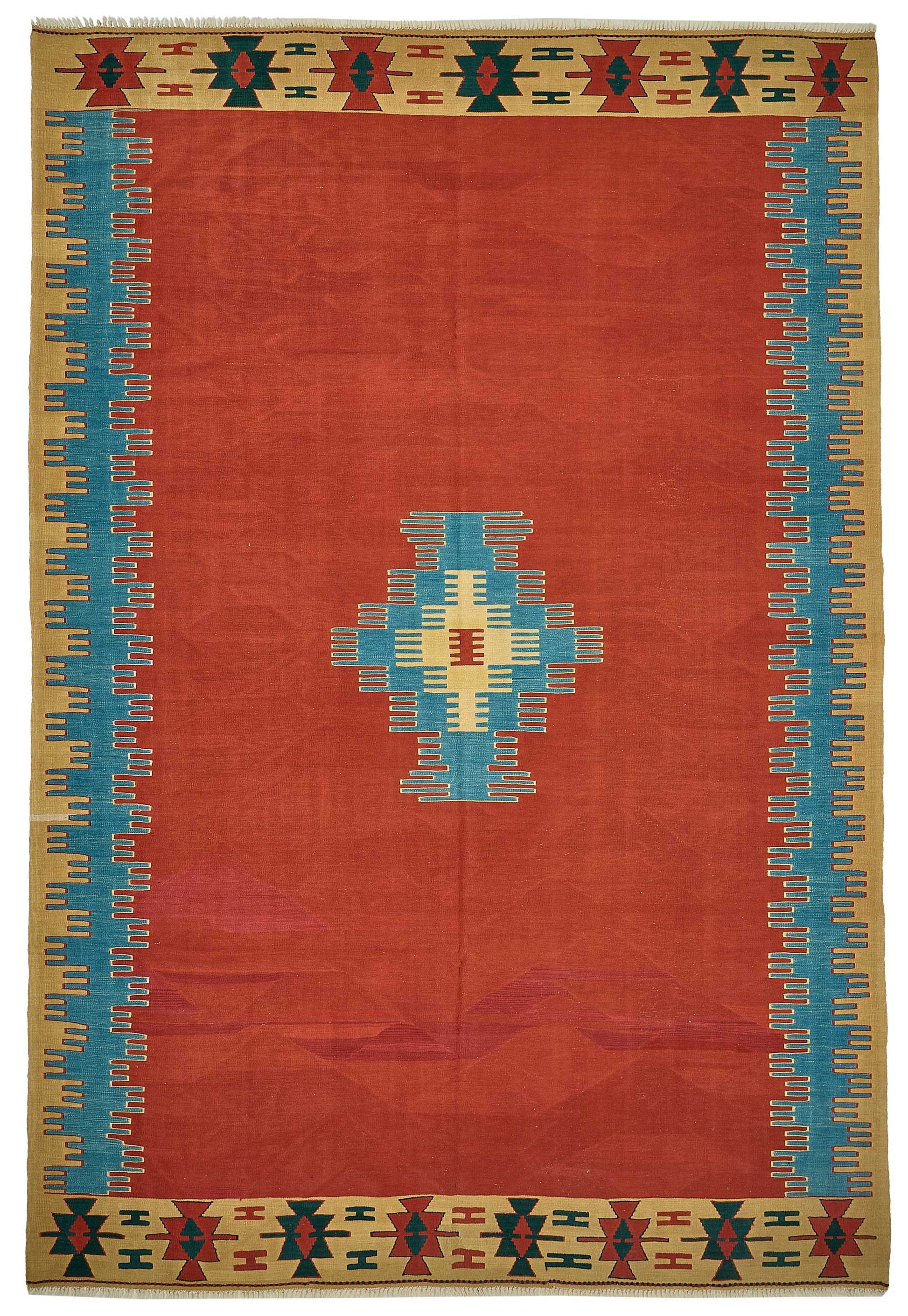 8x12 Handwoven Turkish Kilim Rug - 50546