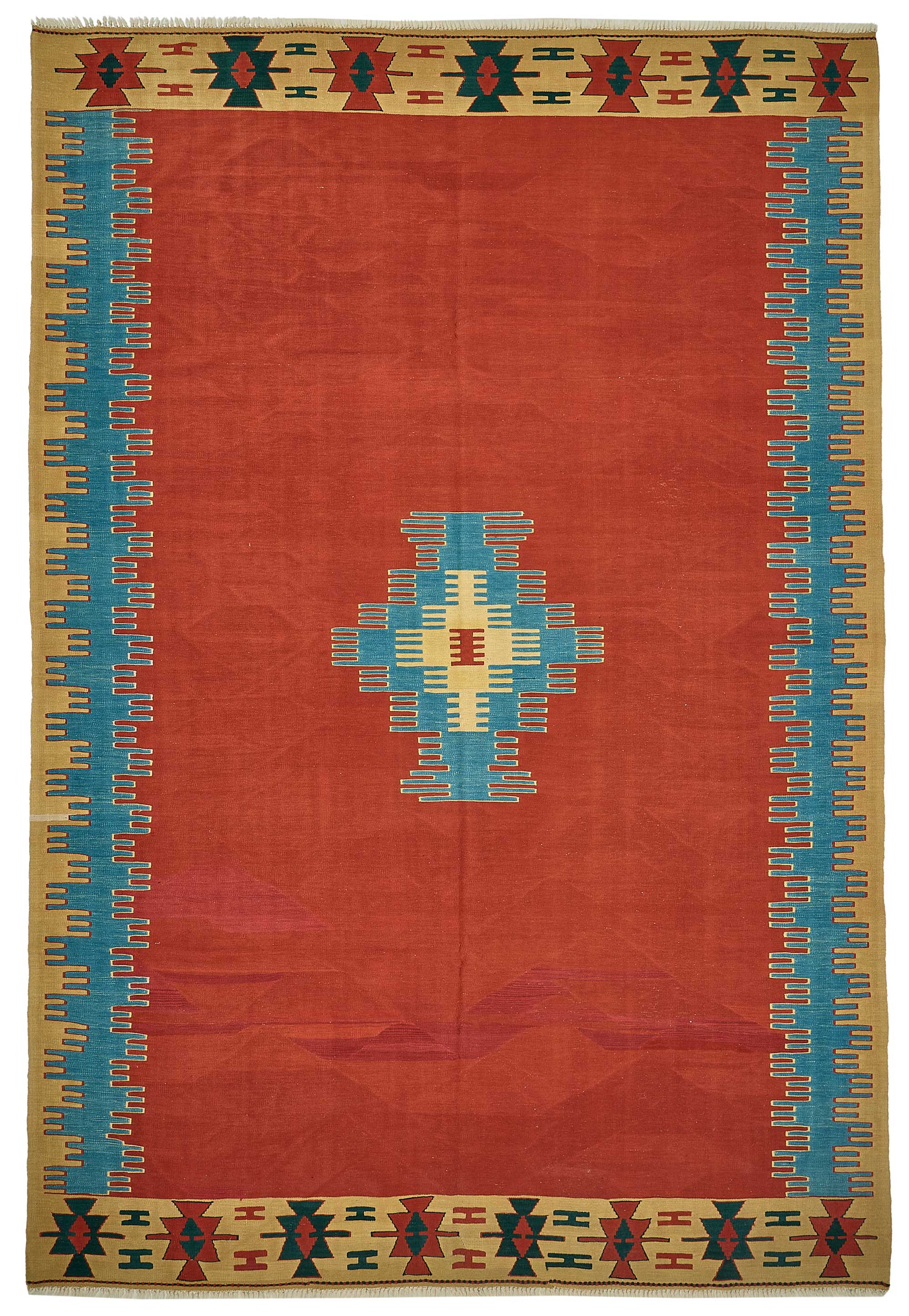 8x12 Handwoven Turkish Kilim Rug - 50546