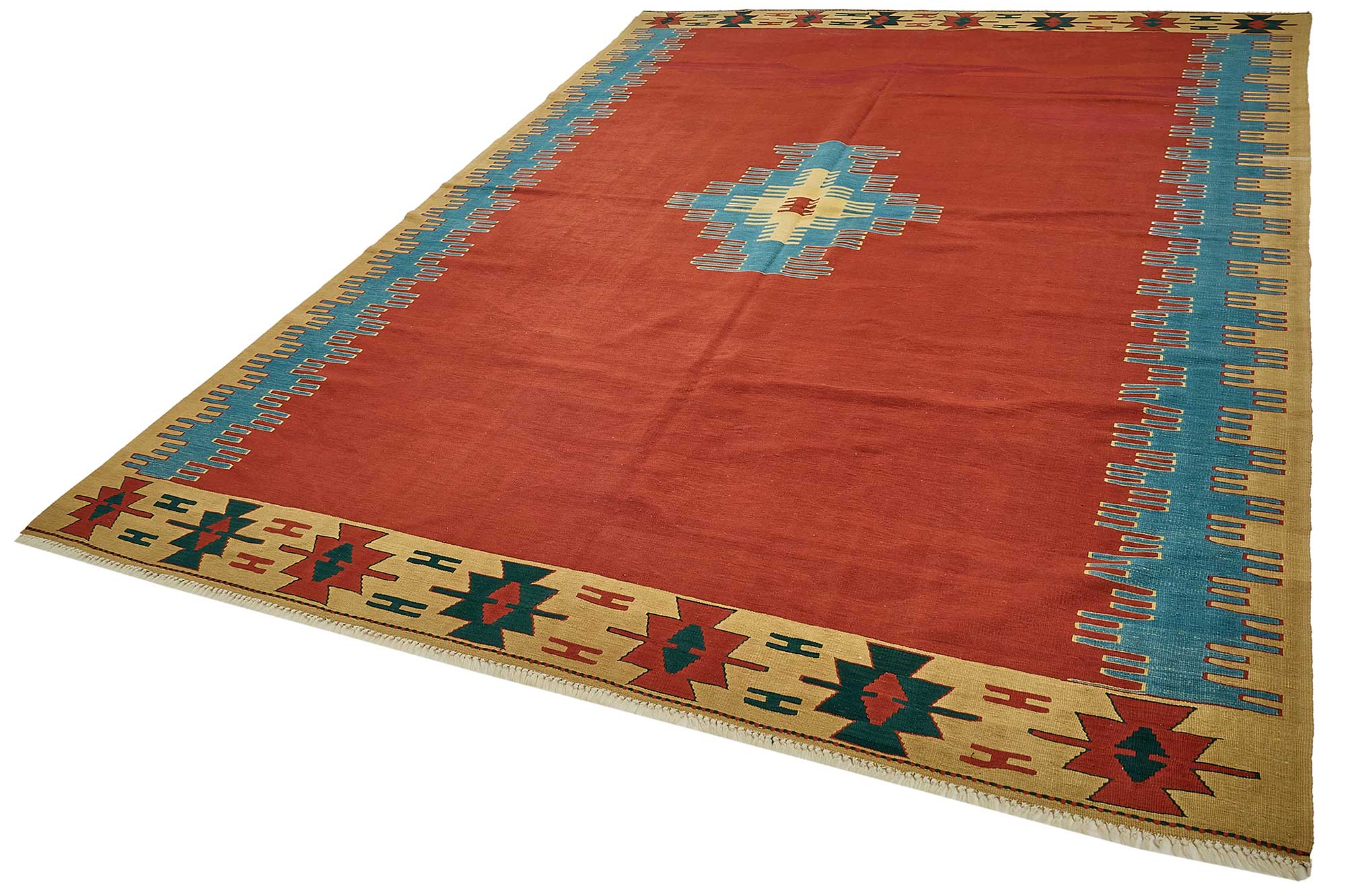 8x12 Handwoven Turkish Kilim Rug - 50546