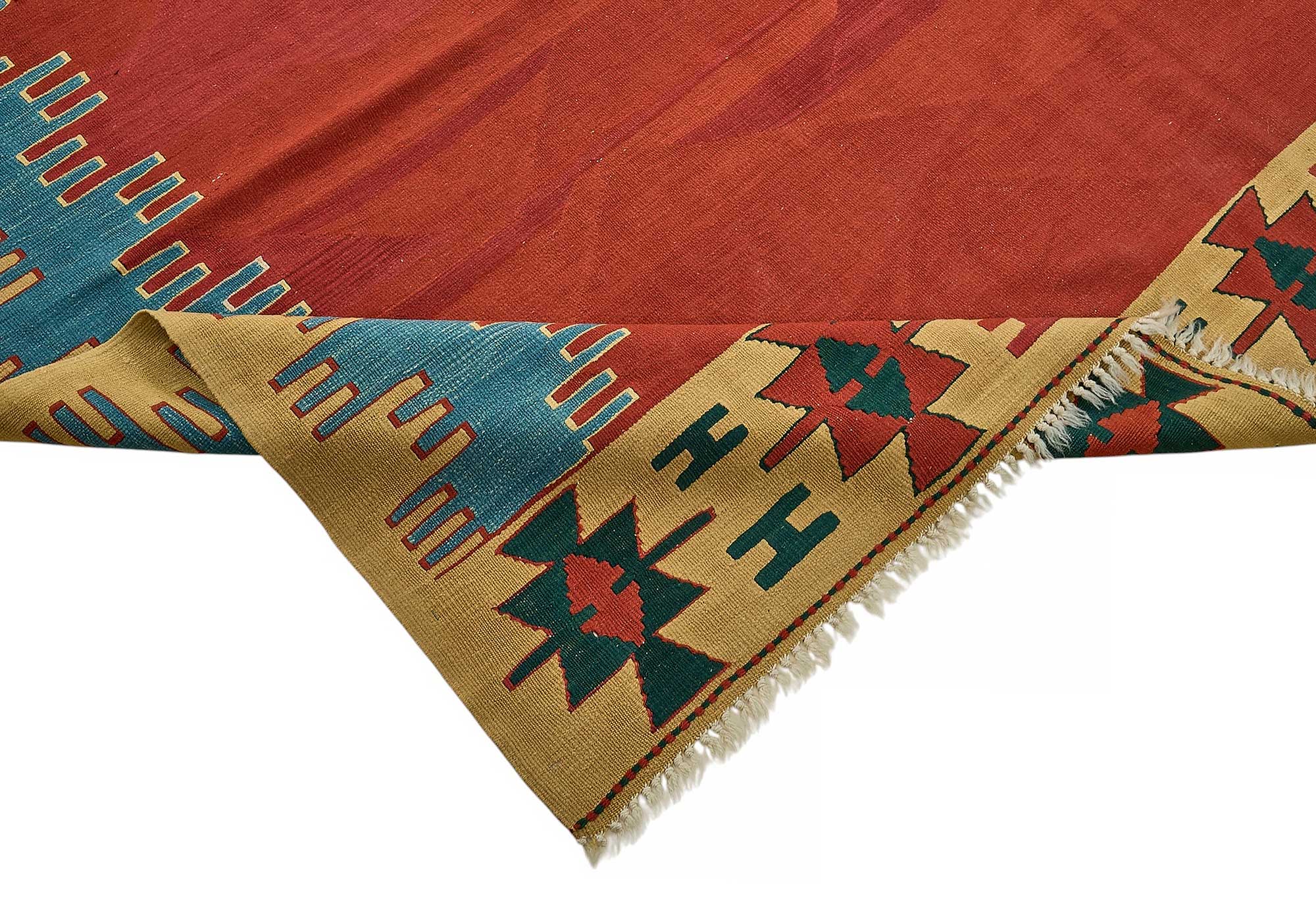 8x12 Handwoven Turkish Kilim Rug - 50546