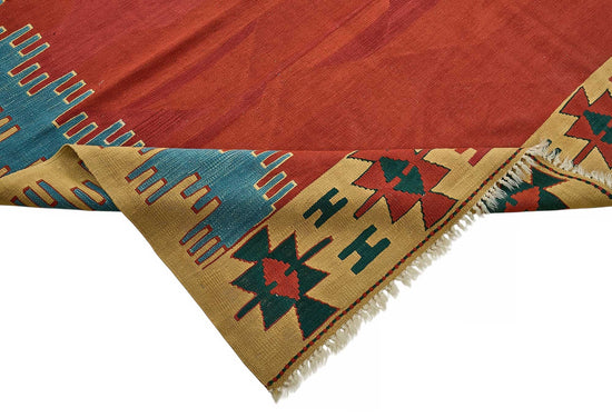 8x12 Handwoven Turkish Kilim Rug - 50546