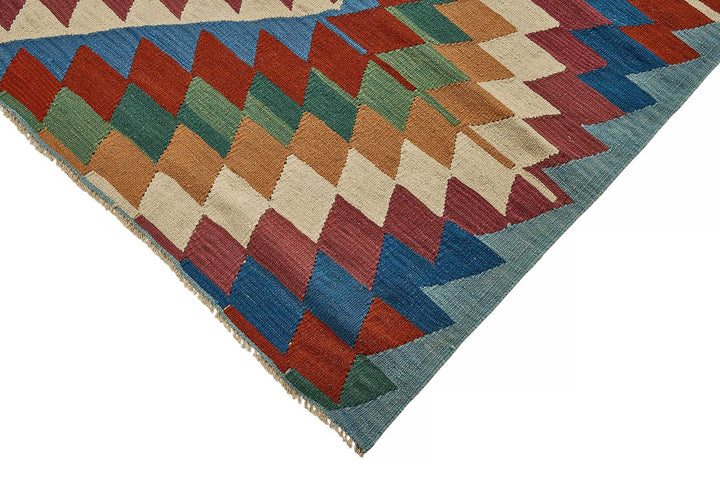 6x9 Handwoven Turkish Kilim Rug - 50547