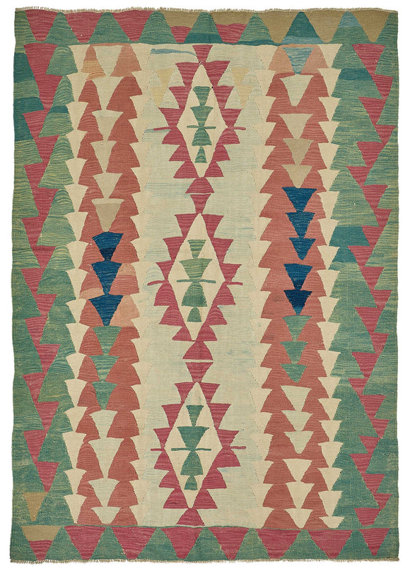 6x9 Handwoven Turkish Kilim Rug - 50548