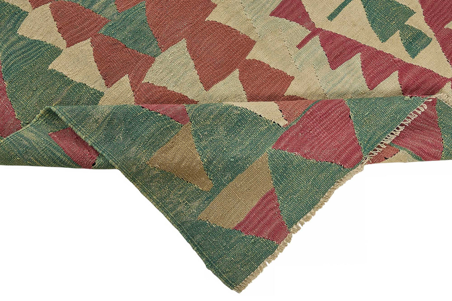 6x9 Handwoven Turkish Kilim Rug - 50548