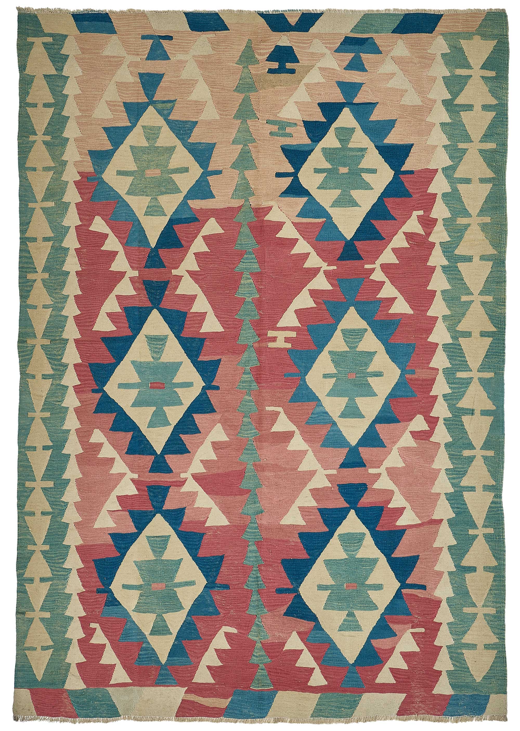 6x9 Handwoven Turkish Kilim Rug - 50549