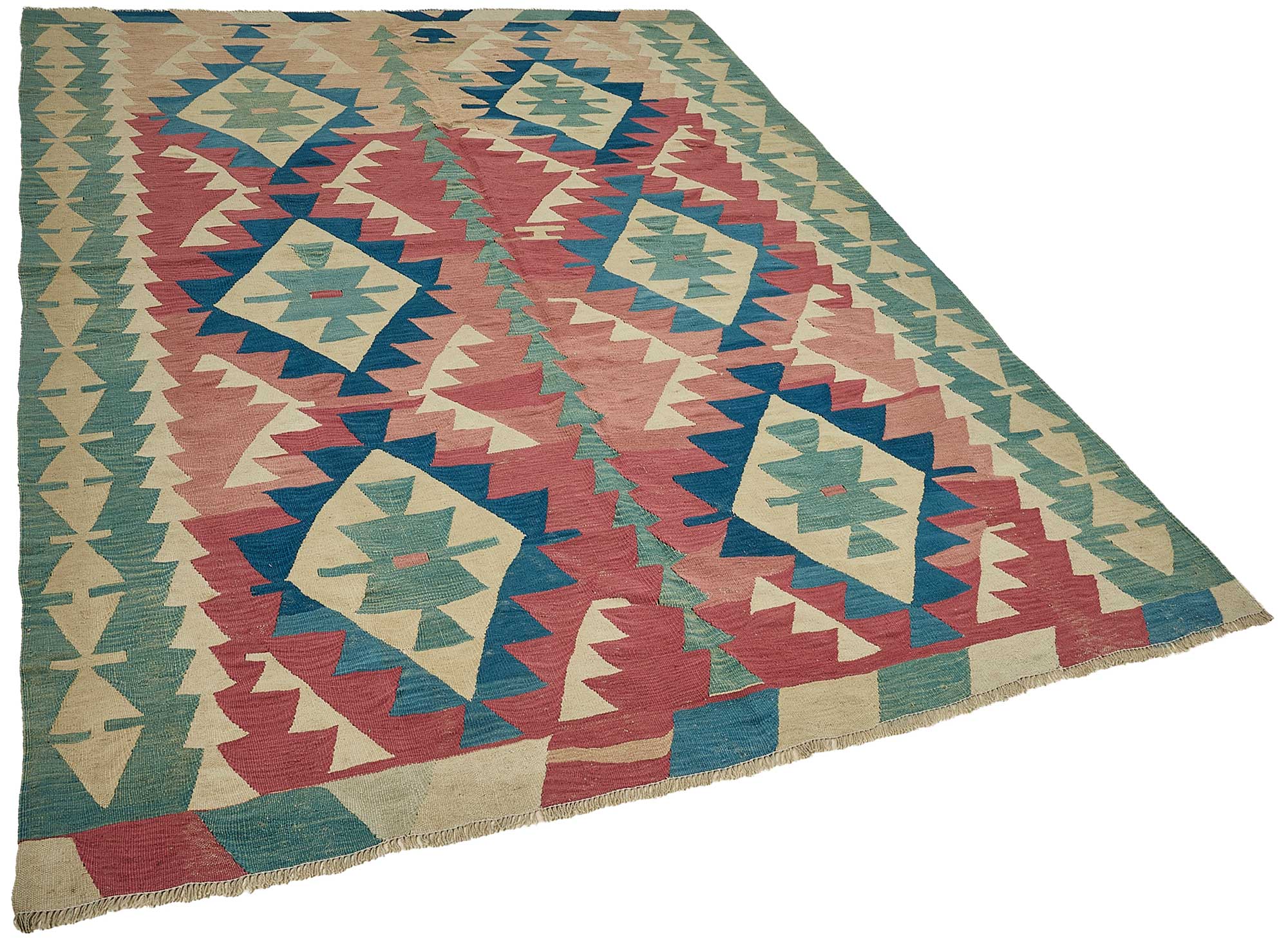 6x9 Handwoven Turkish Kilim Rug - 50549