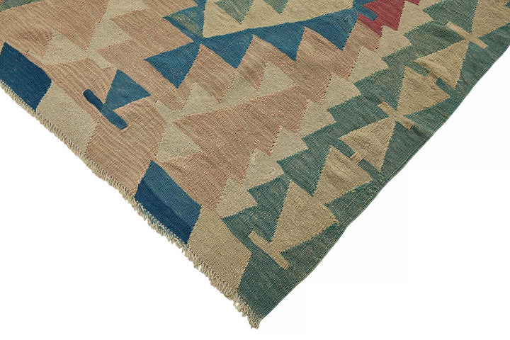 6x9 Handwoven Turkish Kilim Rug - 50549