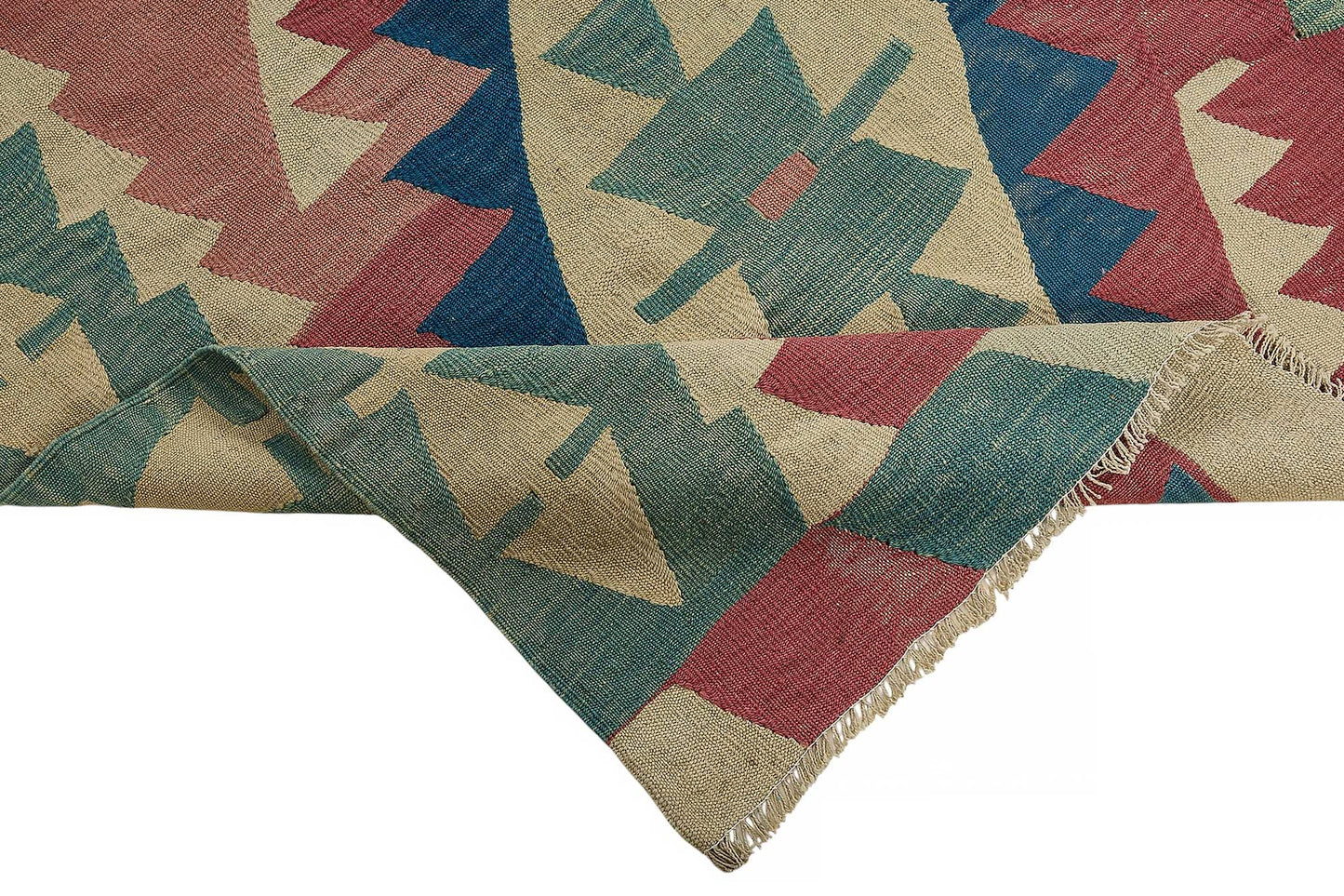 6x9 Handwoven Turkish Kilim Rug - 50549