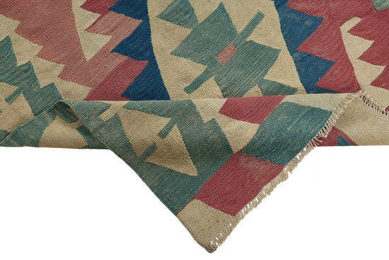 6x9 Handwoven Turkish Kilim Rug - 50549
