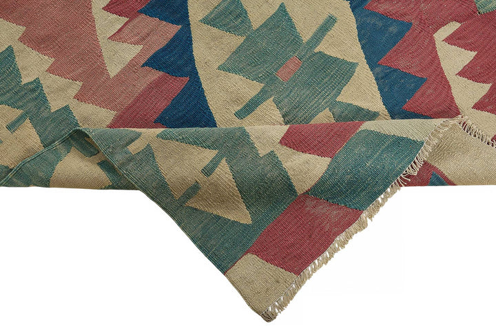 6x9 Handwoven Turkish Kilim Rug - 50549