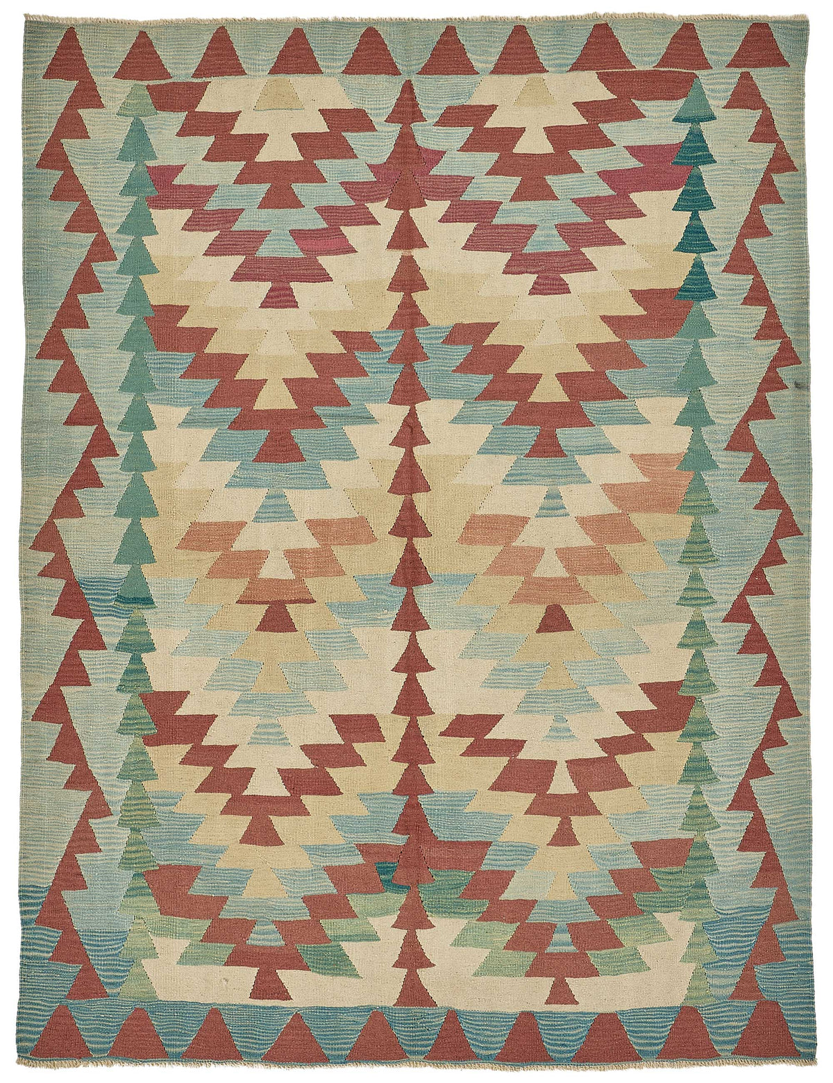 6x8 Handwoven Turkish Kilim Rug - 50550