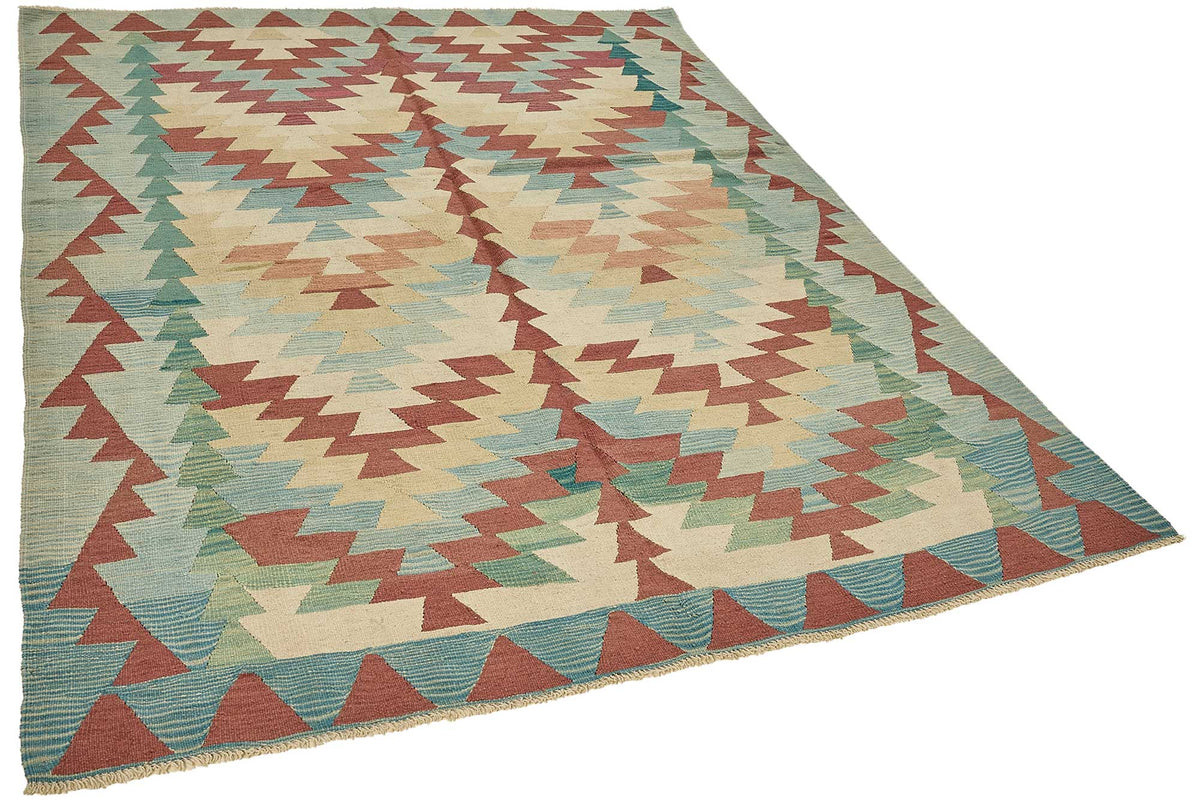 6x8 Handwoven Turkish Kilim Rug - 50550