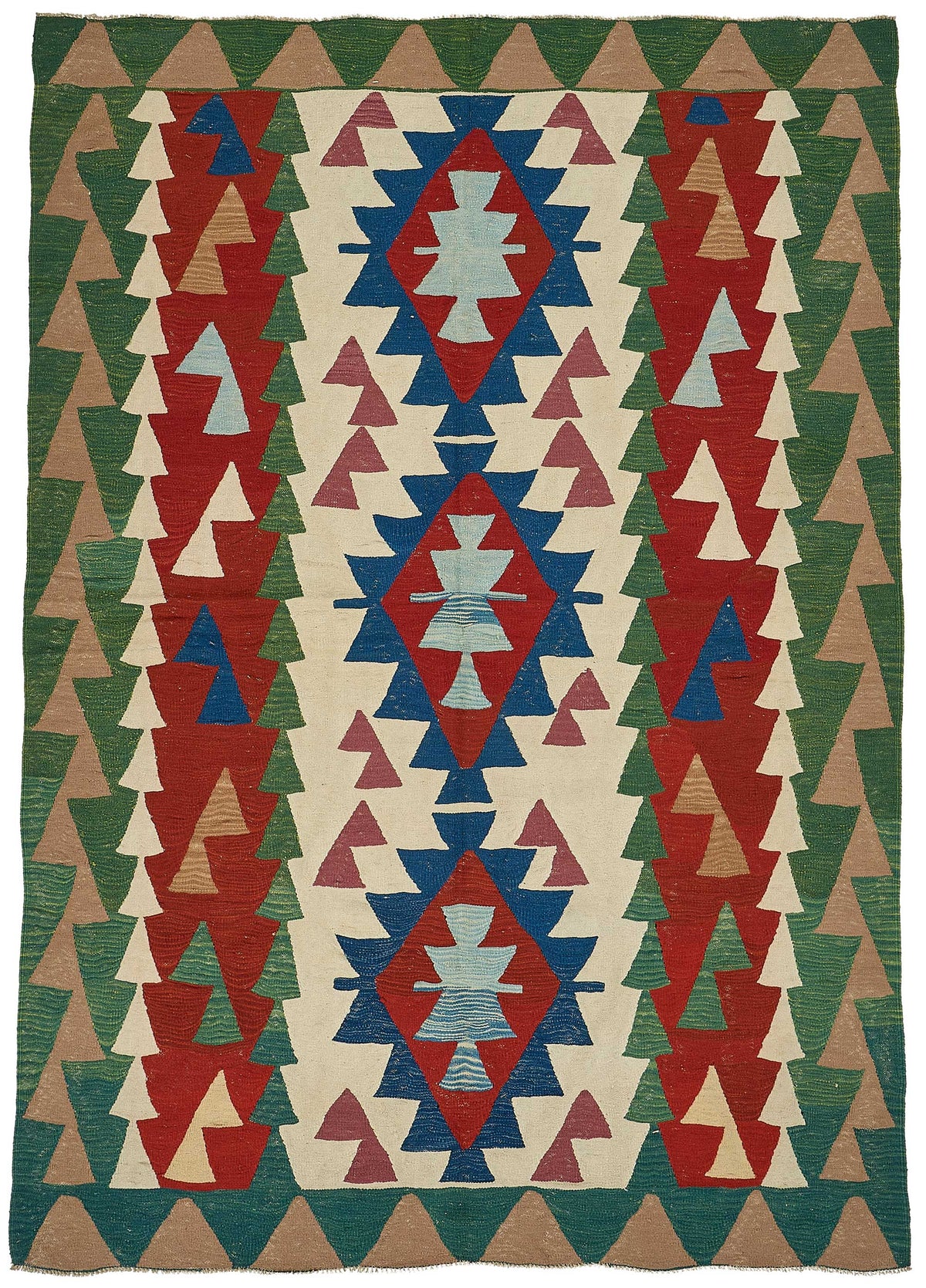 6x9 Handwoven Turkish Kilim Rug - 50551