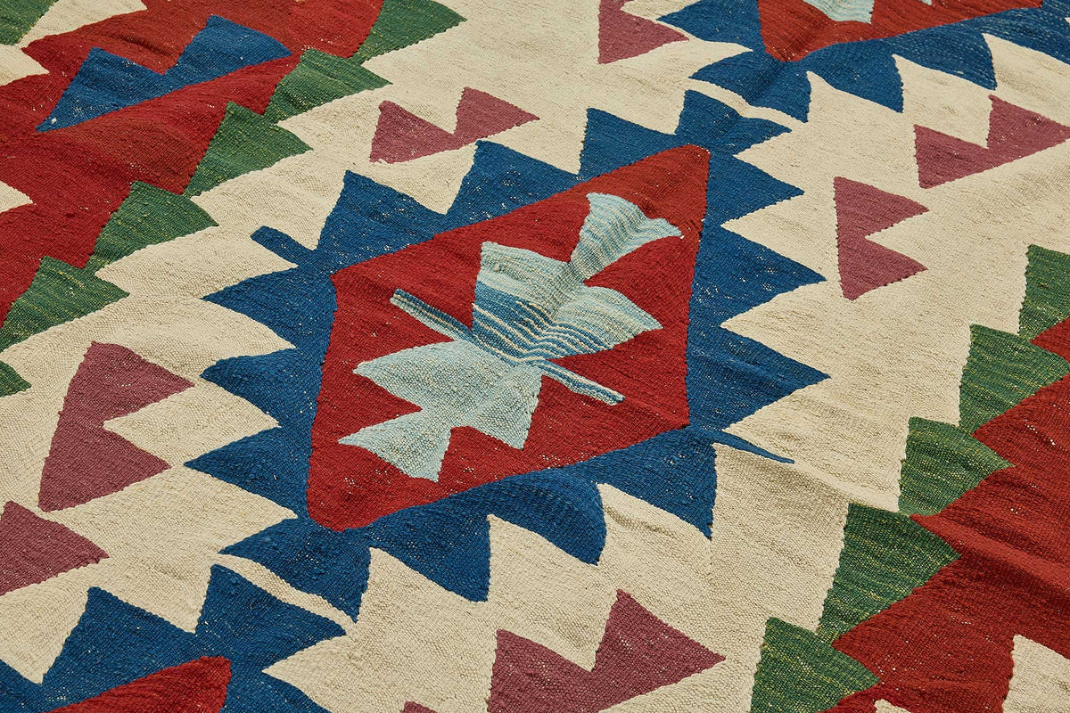 6x9 Handwoven Turkish Kilim Rug - 50551