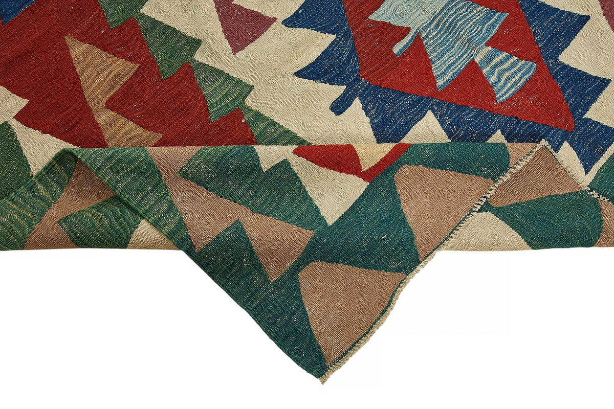 6x9 Handwoven Turkish Kilim Rug - 50551