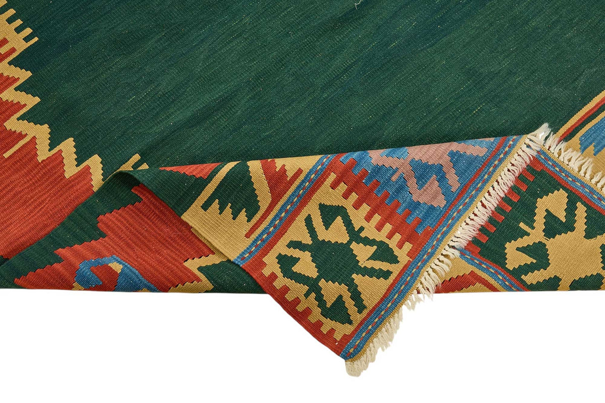 8x11 Handwoven Turkish Kilim Rug - 50552