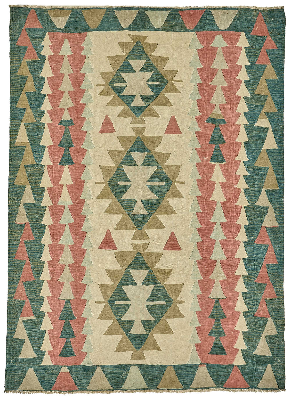6x9 Handwoven Turkish Kilim Rug - 50553