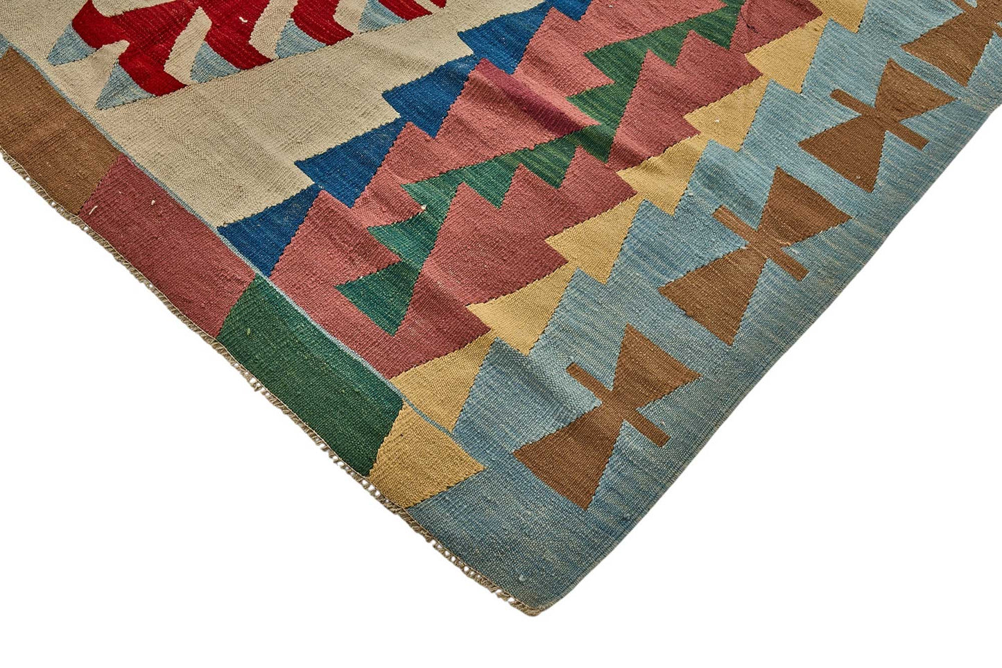 6x9 Handwoven Turkish Kilim Rug - 50554