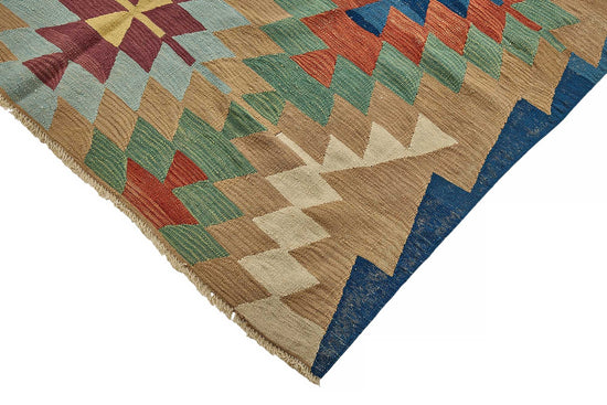 6x9 Handwoven Turkish Kilim Rug - 50556