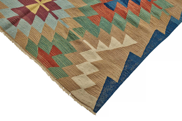 6x9 Handwoven Turkish Kilim Rug - 50556
