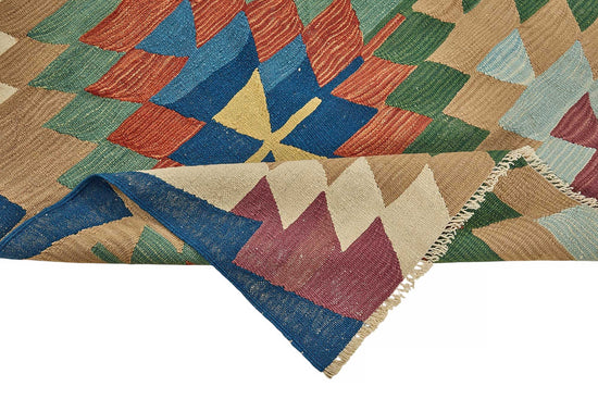 6x9 Handwoven Turkish Kilim Rug - 50556