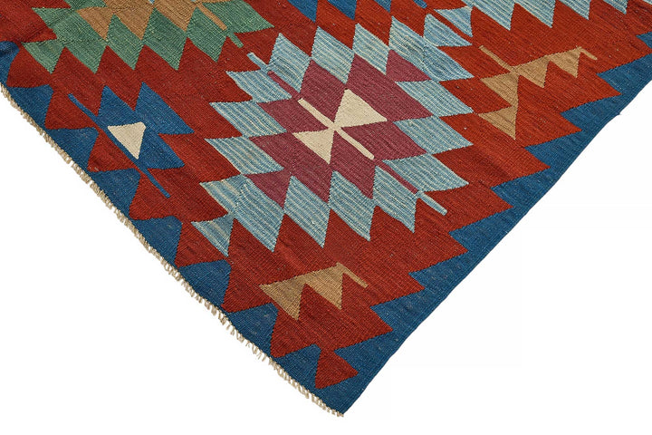 6x9 Handwoven Turkish Kilim Rug - 50557