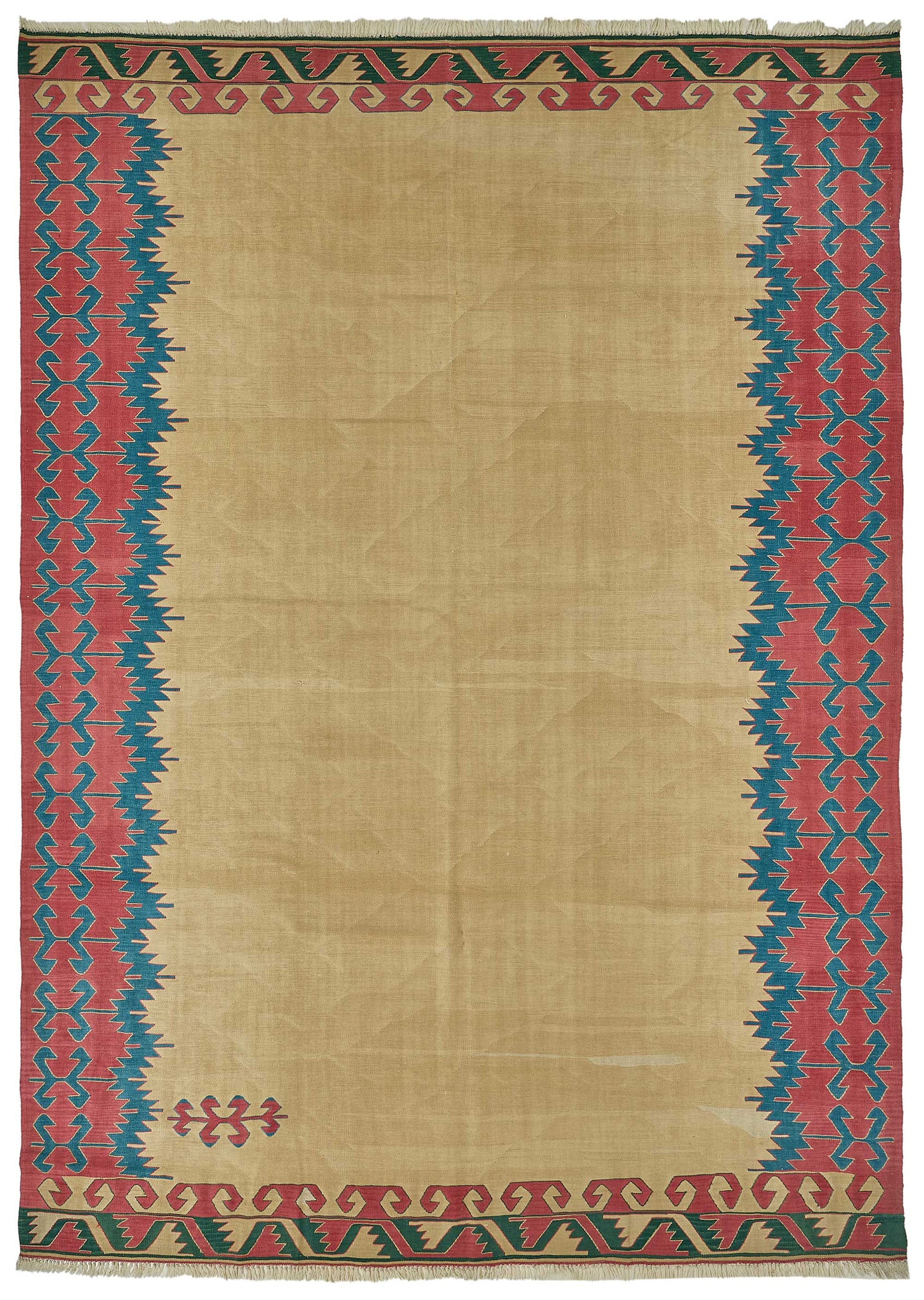 8x11 Handwoven Turkish Kilim Rug - 50558
