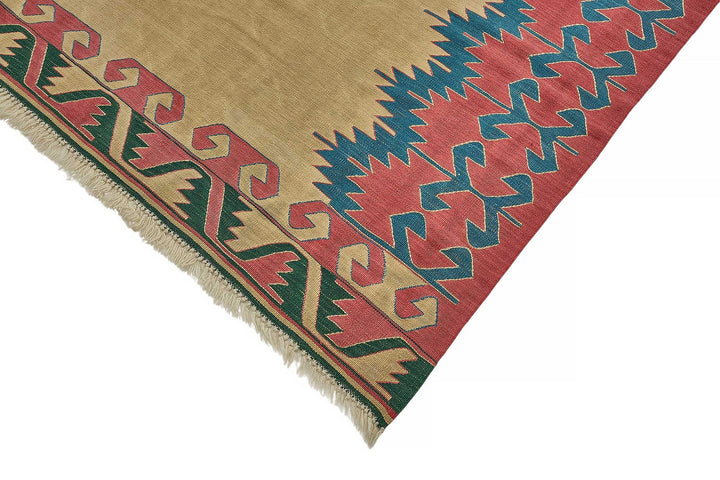 8x11 Handwoven Turkish Kilim Rug - 50558