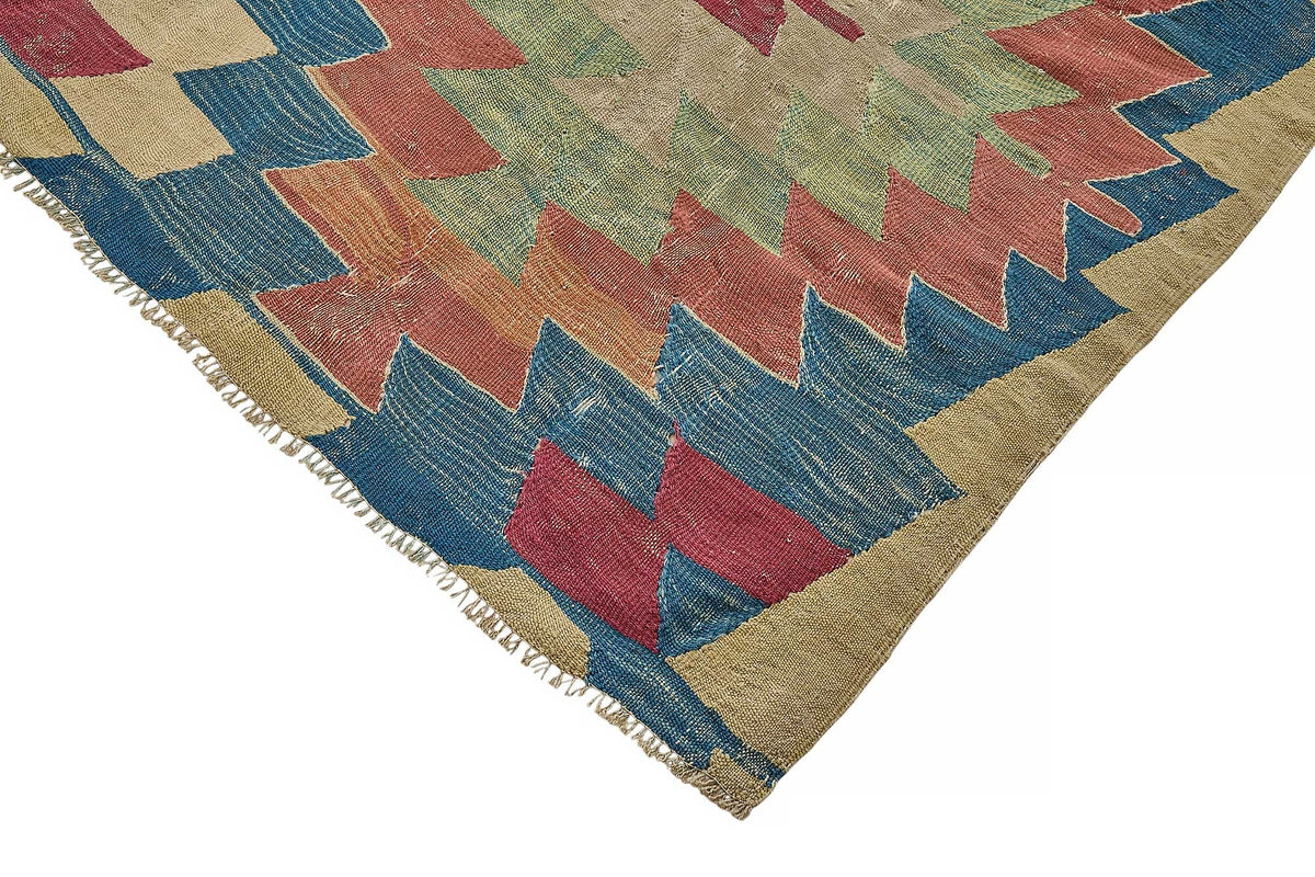 7x9 Handwoven Turkish Kilim Rug - 50559