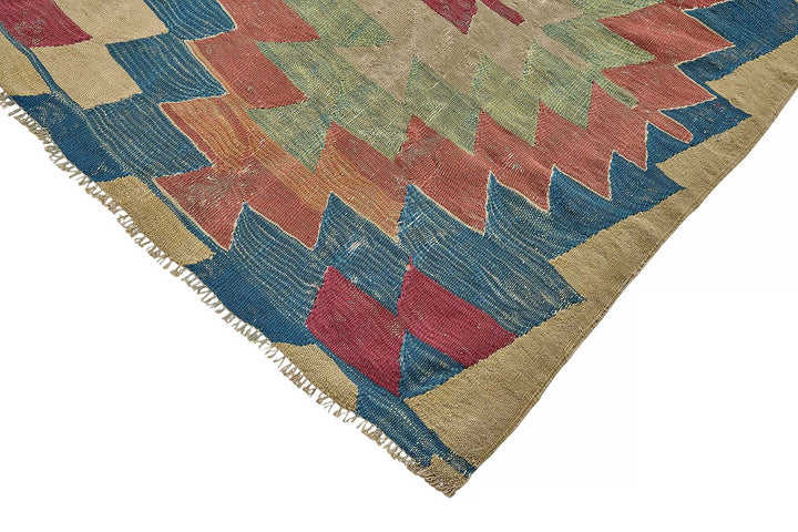 7x9 Handwoven Turkish Kilim Rug - 50559
