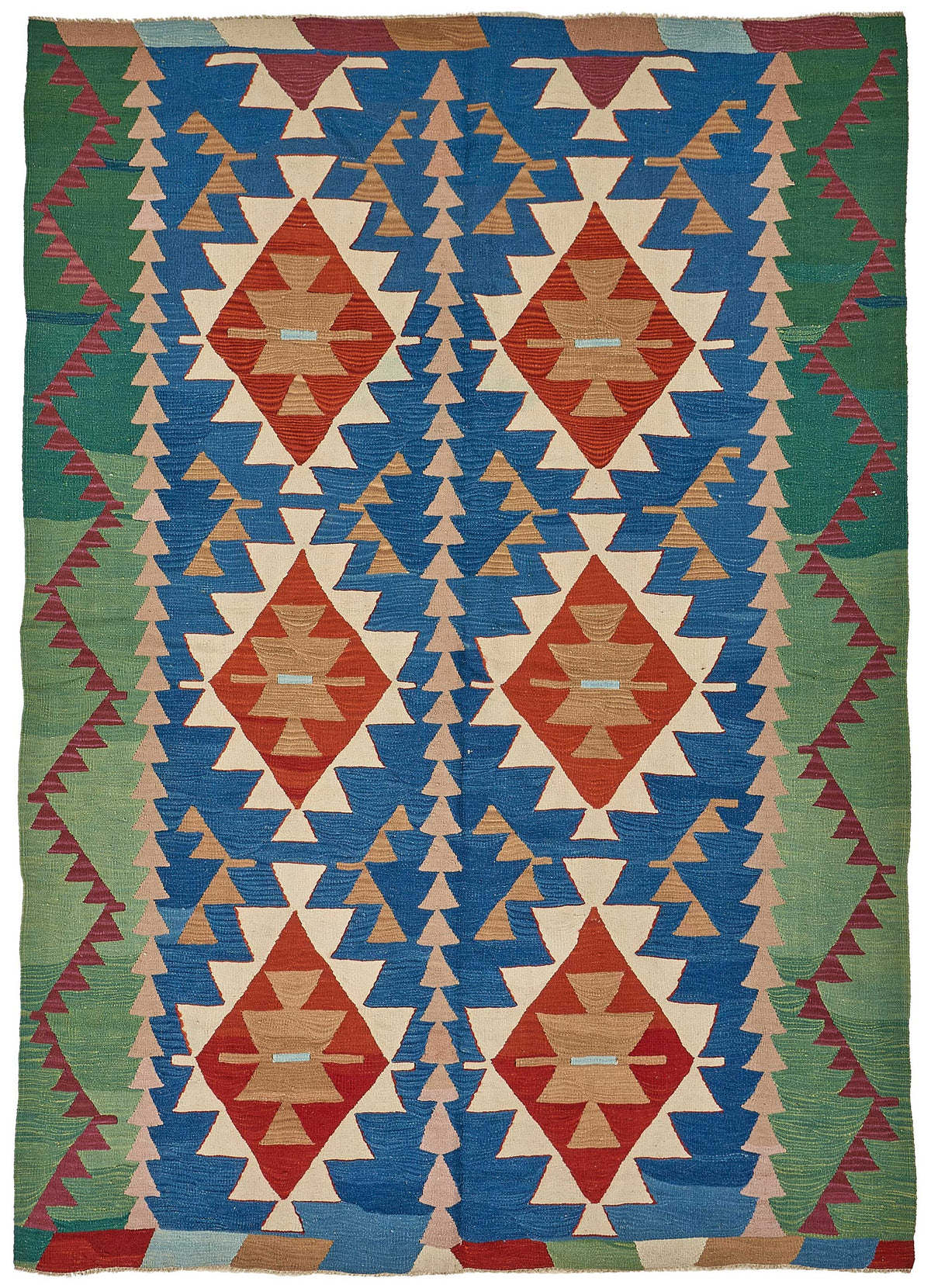 6x9 Handwoven Turkish Kilim Rug - 50560