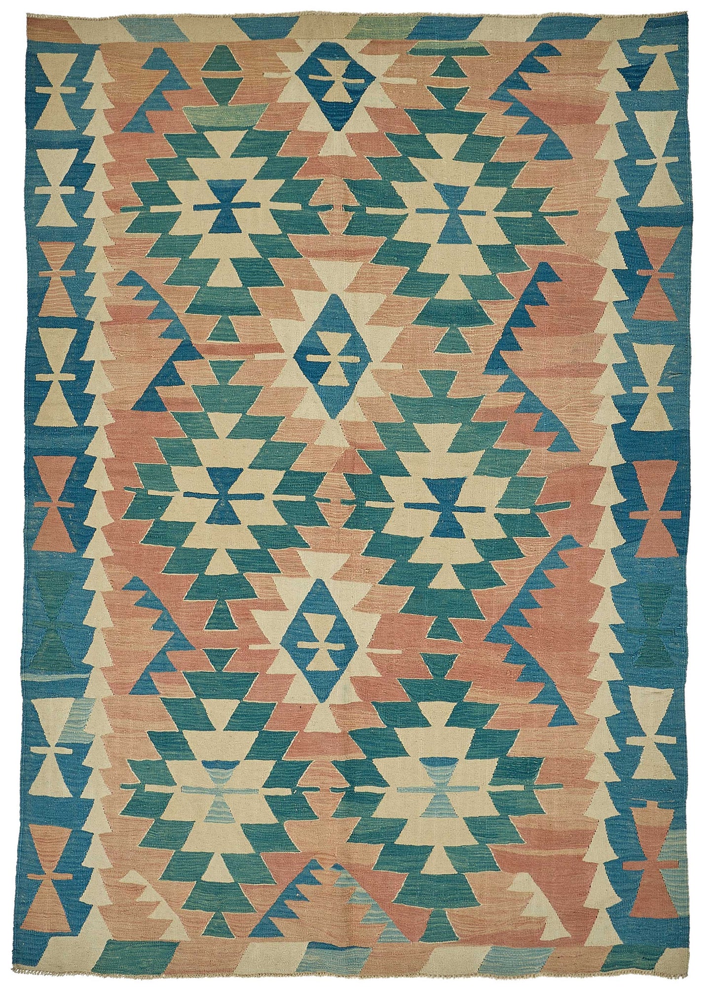 6x9 Handwoven Turkish Kilim Rug - 50562