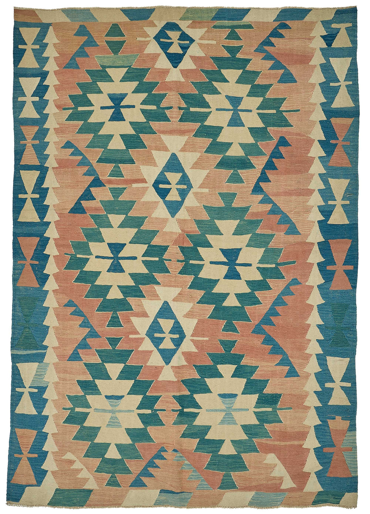 6x9 Handwoven Turkish Kilim Rug - 50562