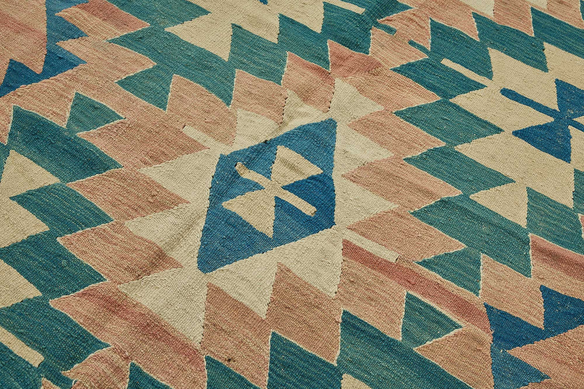 6x9 Handwoven Turkish Kilim Rug - 50562
