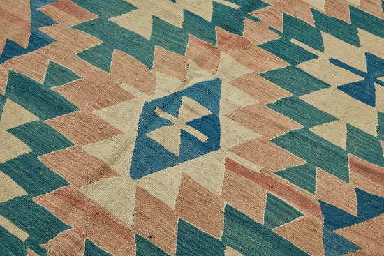 6x9 Handwoven Turkish Kilim Rug - 50562