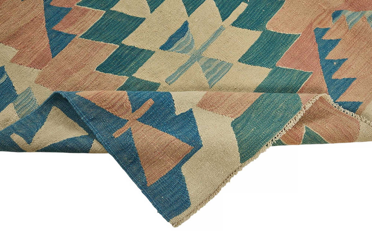 6x9 Handwoven Turkish Kilim Rug - 50562