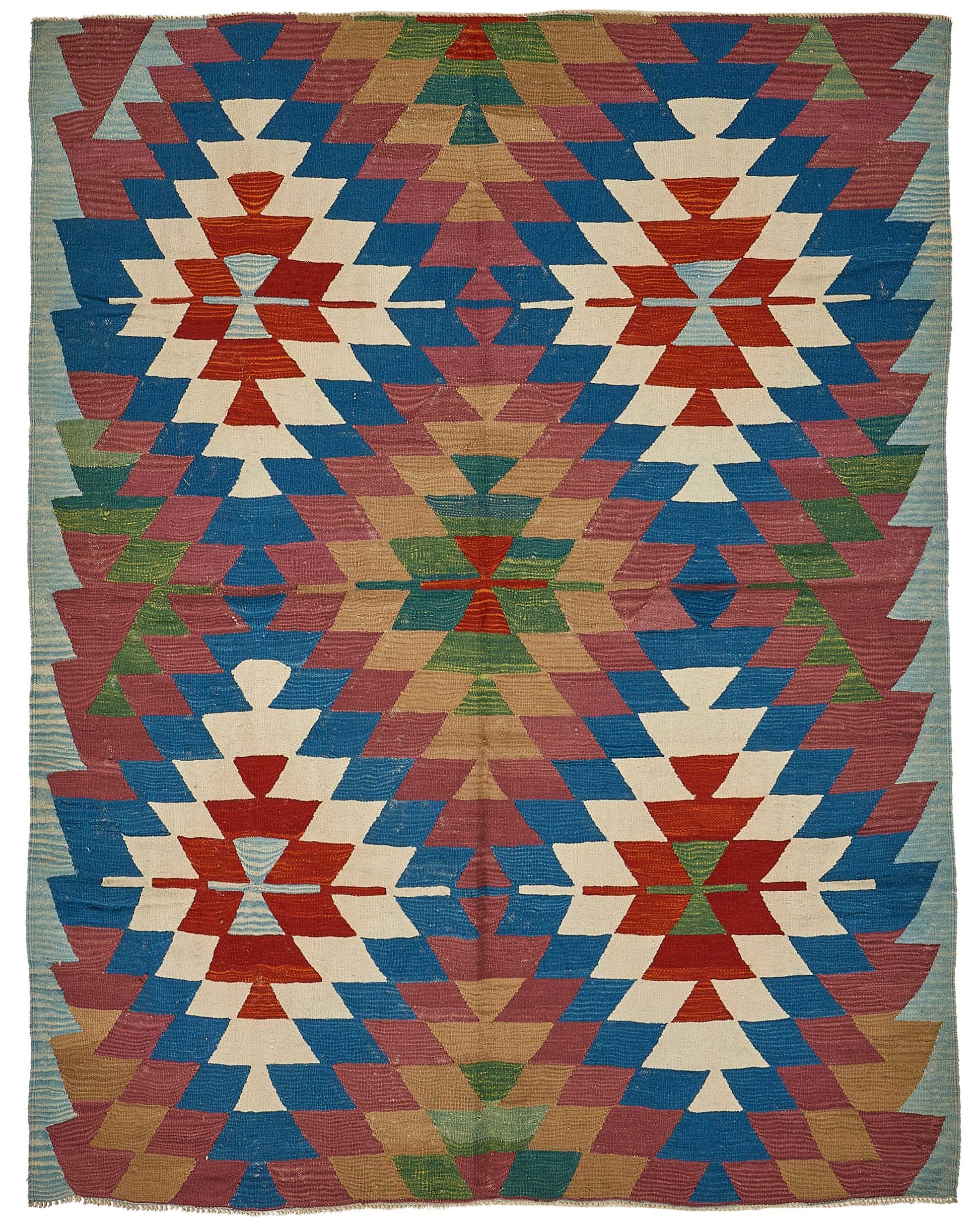 6x8 Handwoven Turkish Kilim Rug - 50563