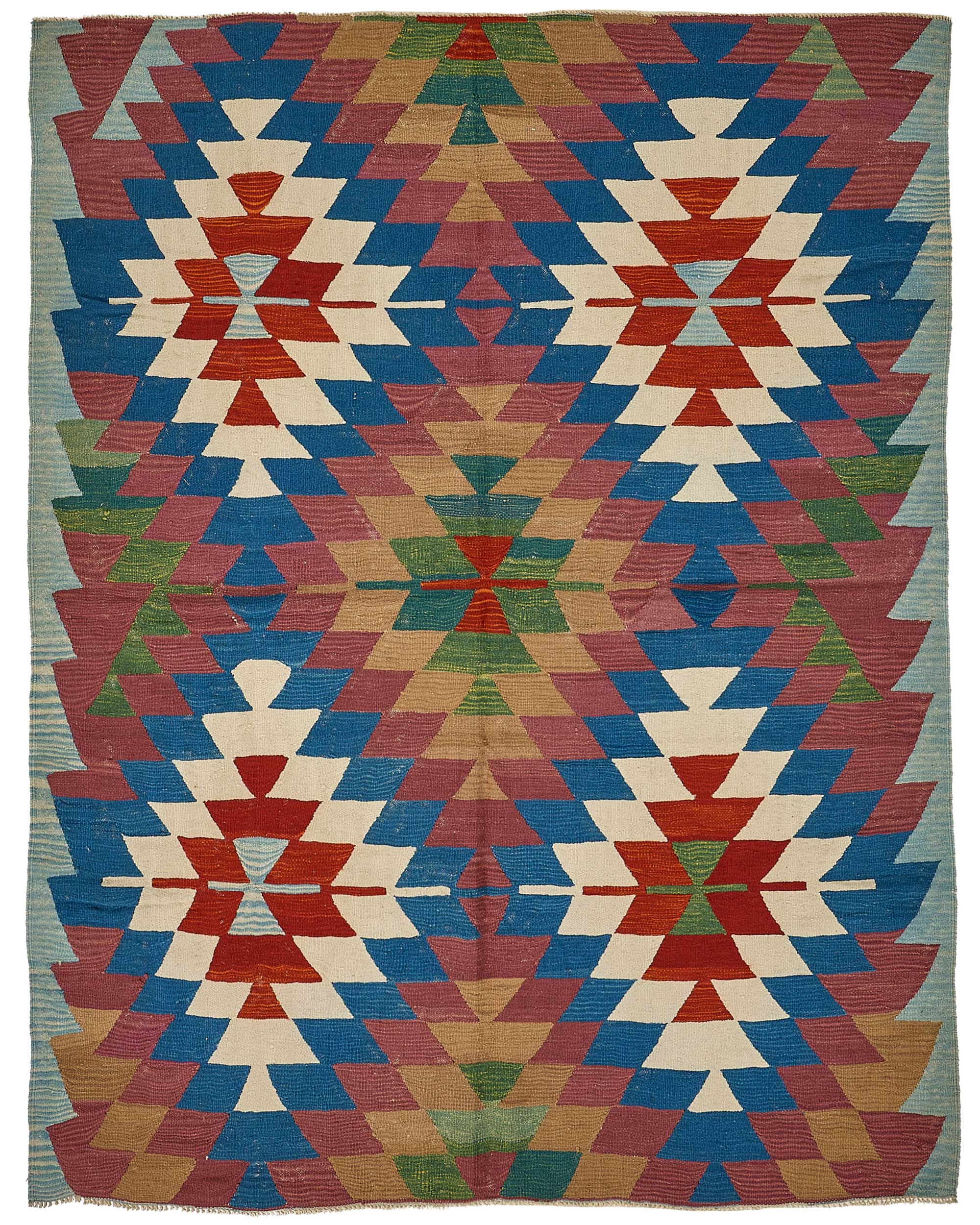 6x8 Handwoven Turkish Kilim Rug - 50563
