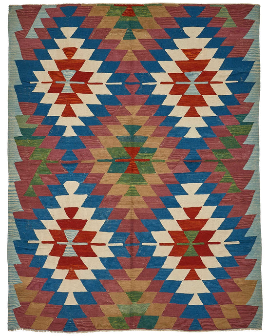 6x8 Handwoven Turkish Kilim Rug - 50563